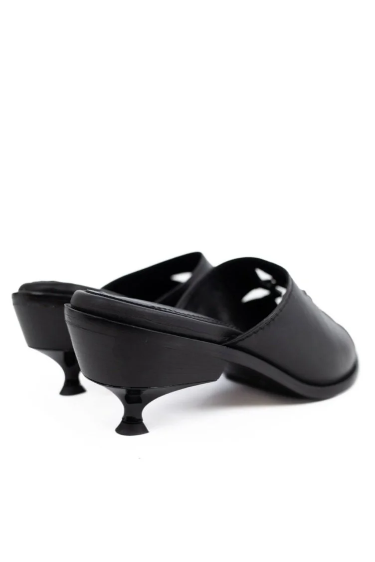 kiko kostadinov レザー　サンダル KIKO KOSTADINOV - Sandal Hybrid in Black Soot - KKSS24FT02-102